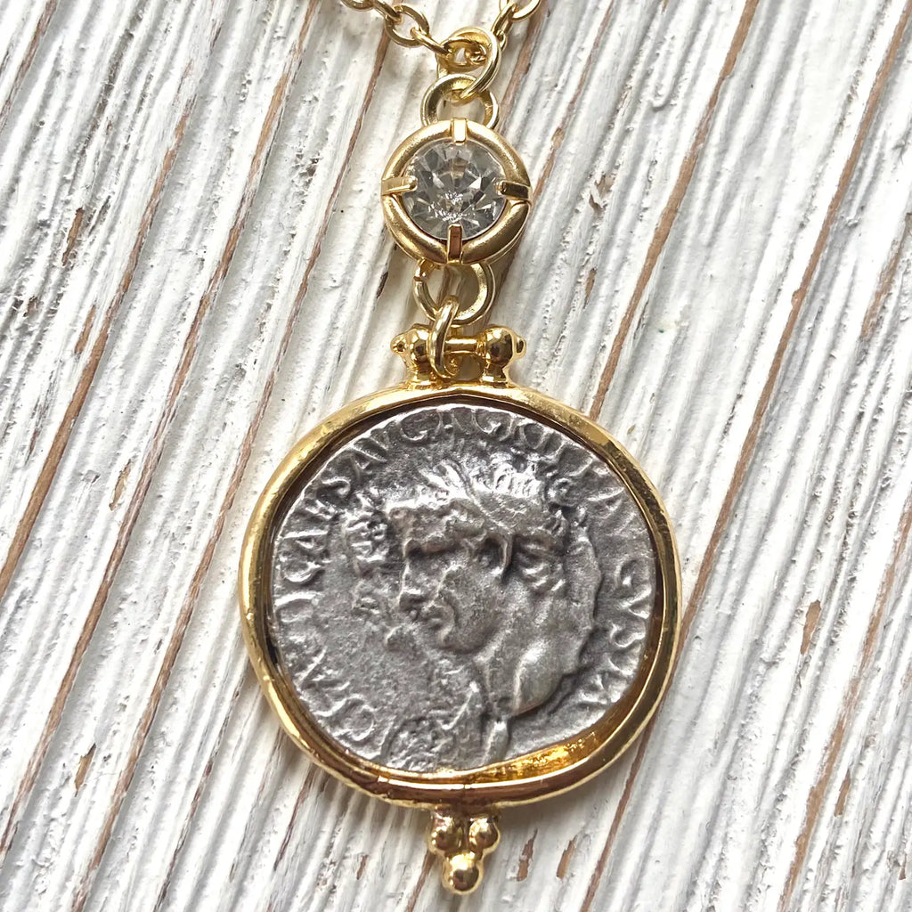 Greek Coin Necklace Non Tarnishing Boutique - Preorder Now
