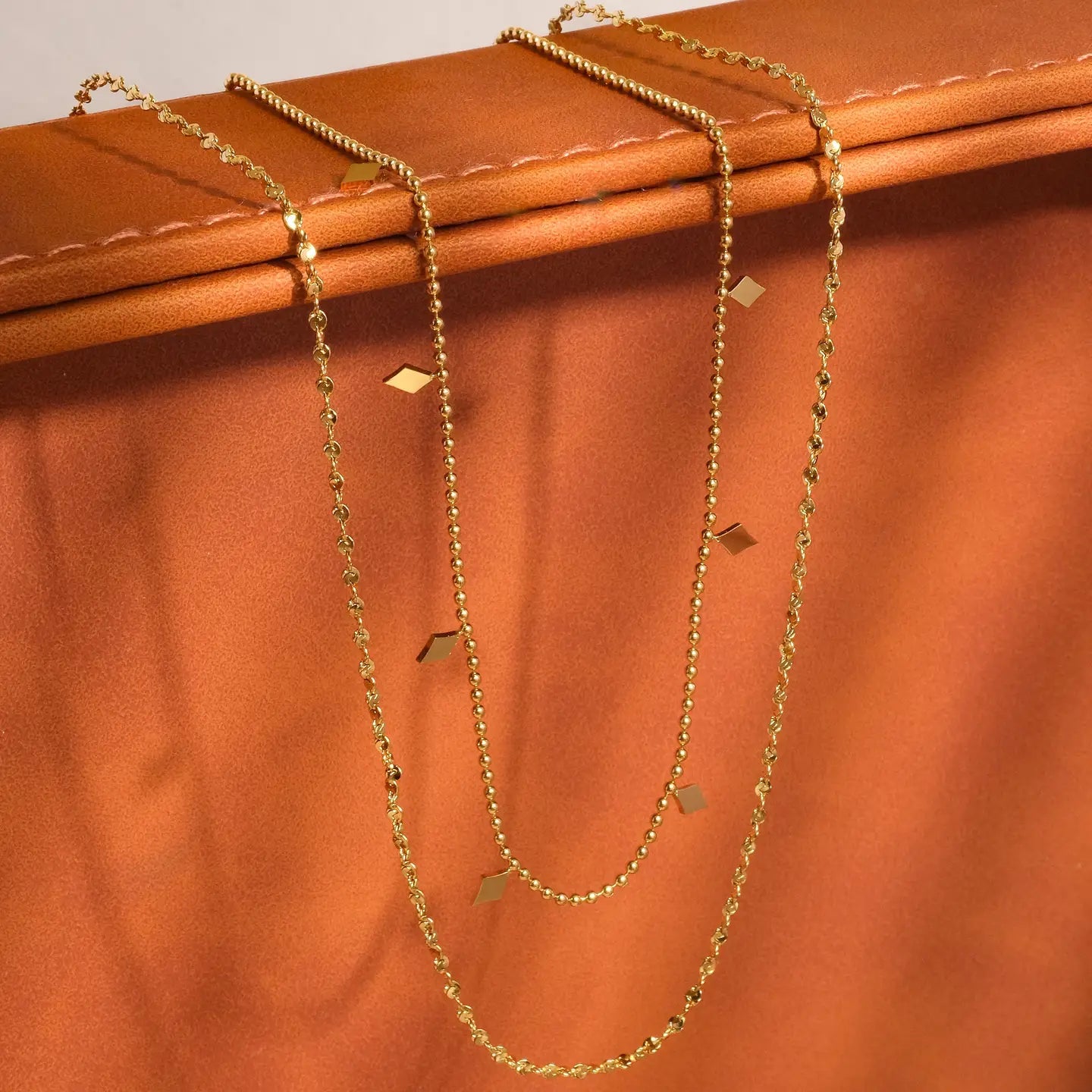 Arômes 18K Gold Non-Tarnish Layered Tassel Necklace - Preorder Now