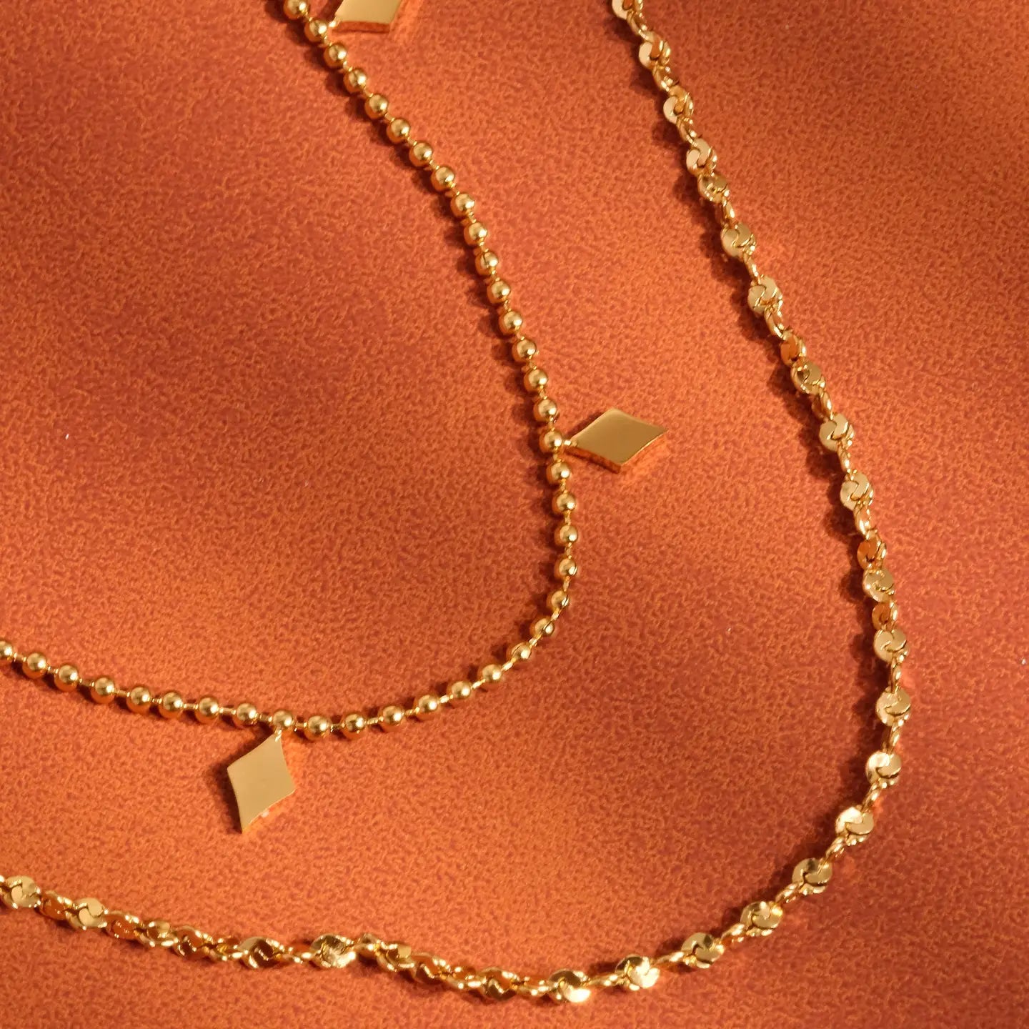 Arômes 18K Gold Non-Tarnish Layered Tassel Necklace - Preorder Now