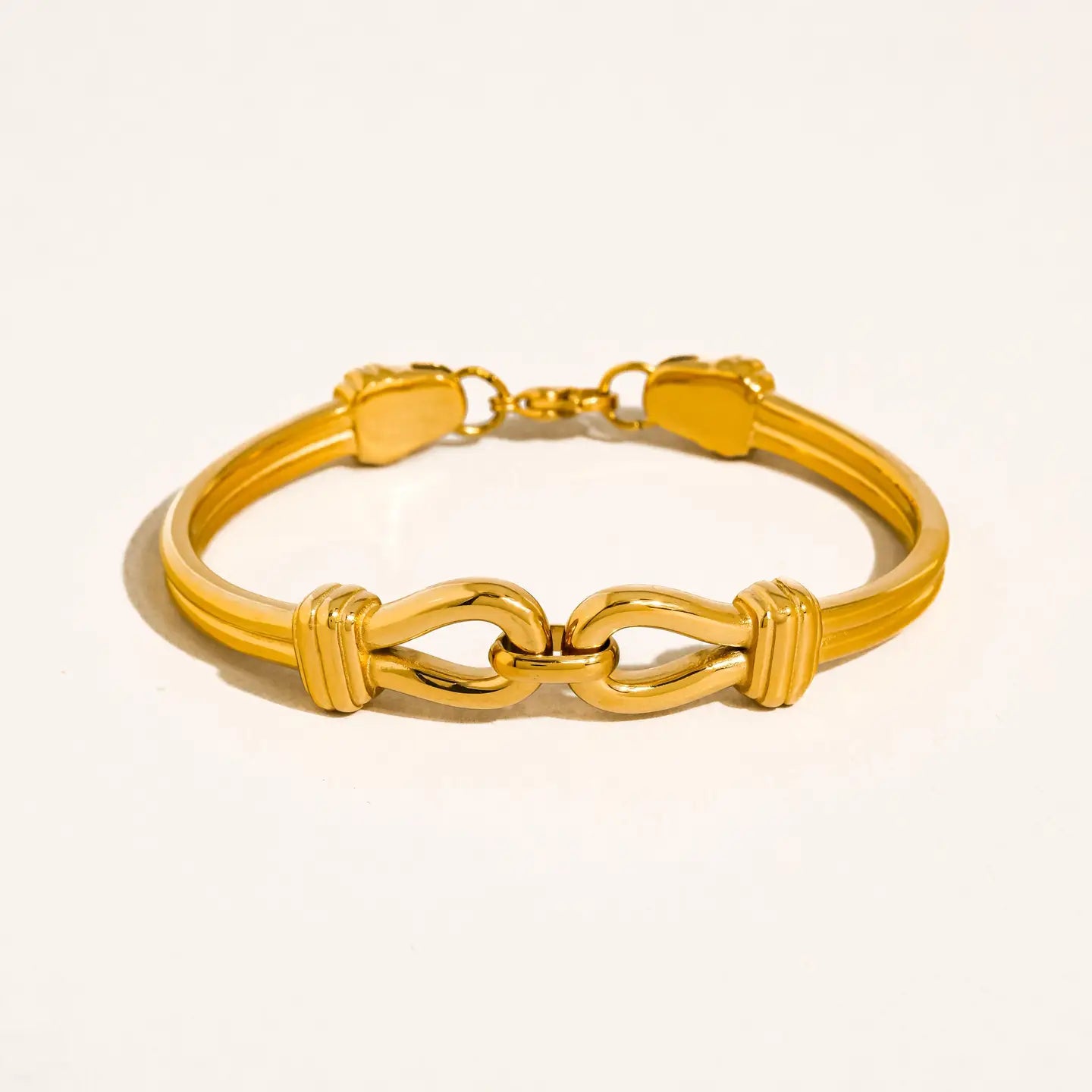 Deloise 18K Gold Non-Tarnish Knot Link Bracelet - Preorder Now