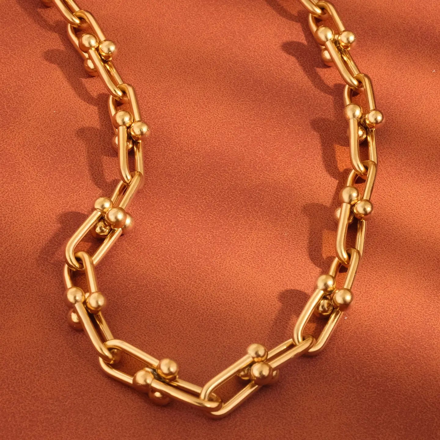 Denise 18K Gold Non-Tarnish Bold Chain Necklace - Preorder Now