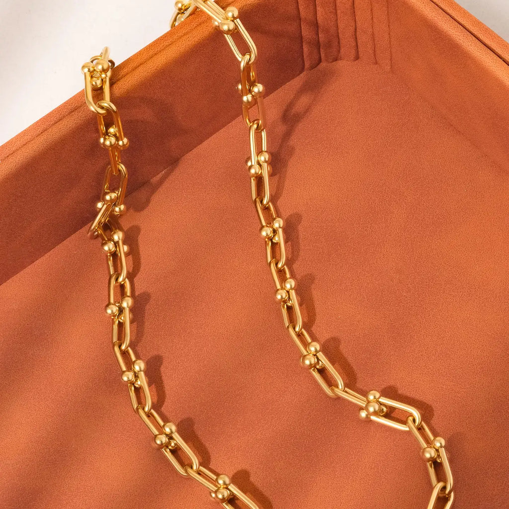 Denise 18K Gold Non-Tarnish Bold Chain Necklace - Preorder Now