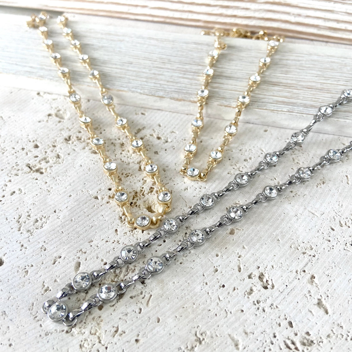 Equestrian Linked Chain Layering Necklace in Gold - Preorder Now