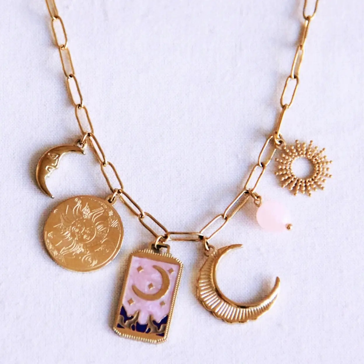 Charm Necklace 'Moon Child'
