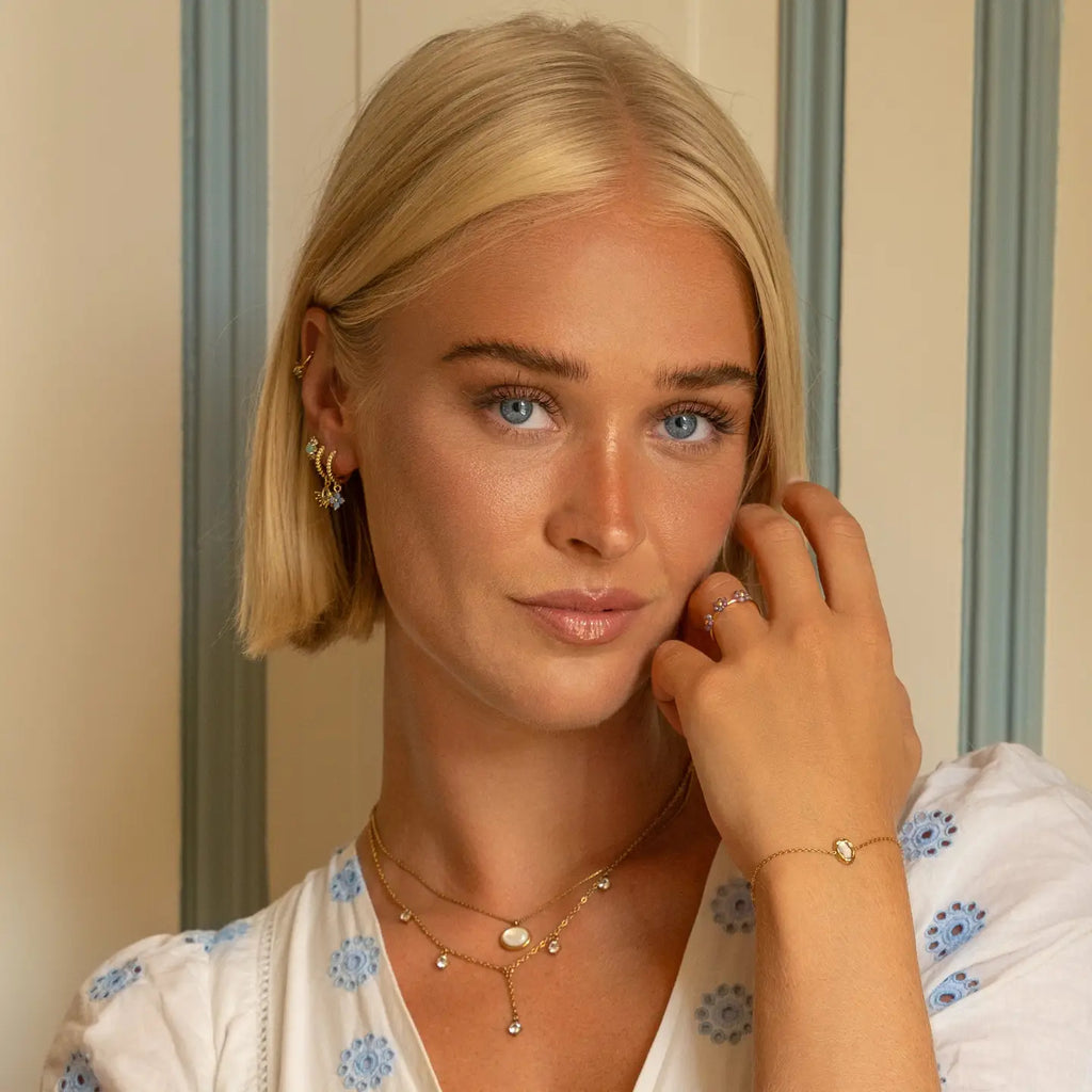 Sky Celestial Earrings in Gold - Preorder Now