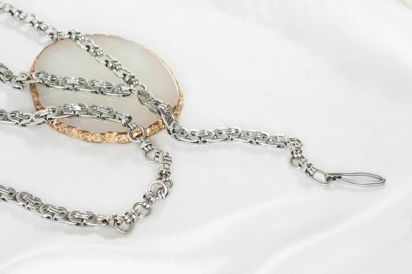Silver Chunky Chain Choker and Lariat Necklaces - Preorder Now