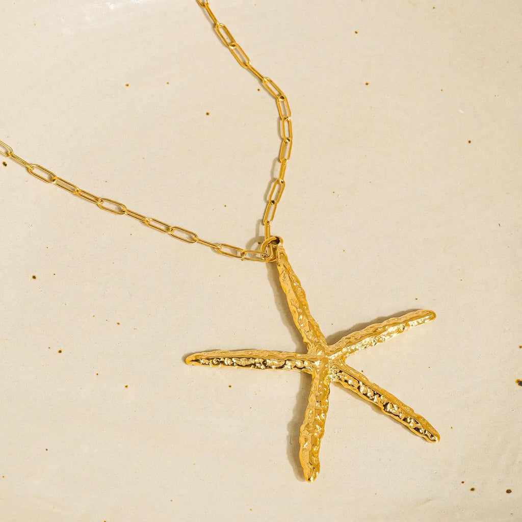 Suki 18K Gold Non-Tarnish Statement Star Necklace - Preorder Now