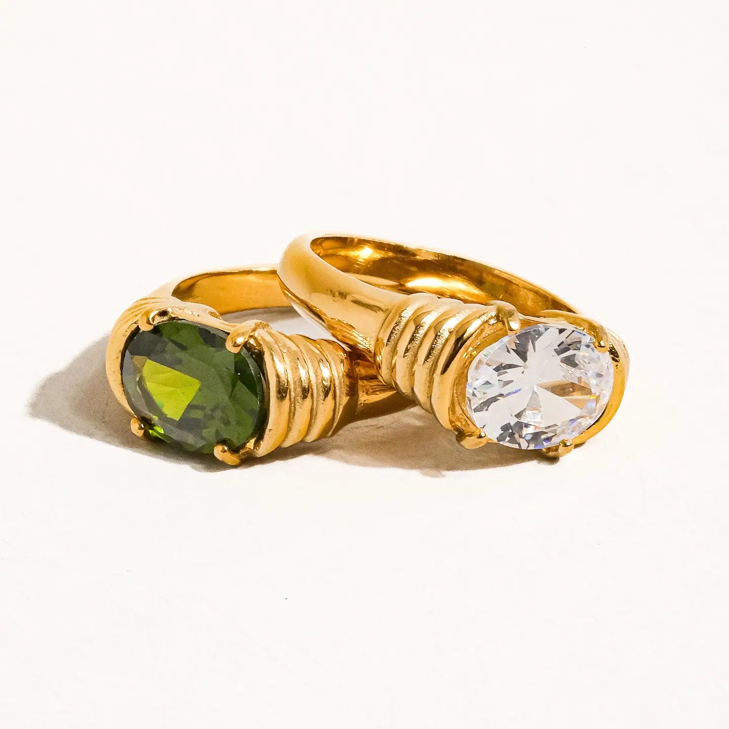 Verna 18K Gold Non-Tarnish Rhinestone Ring - Preorder Now